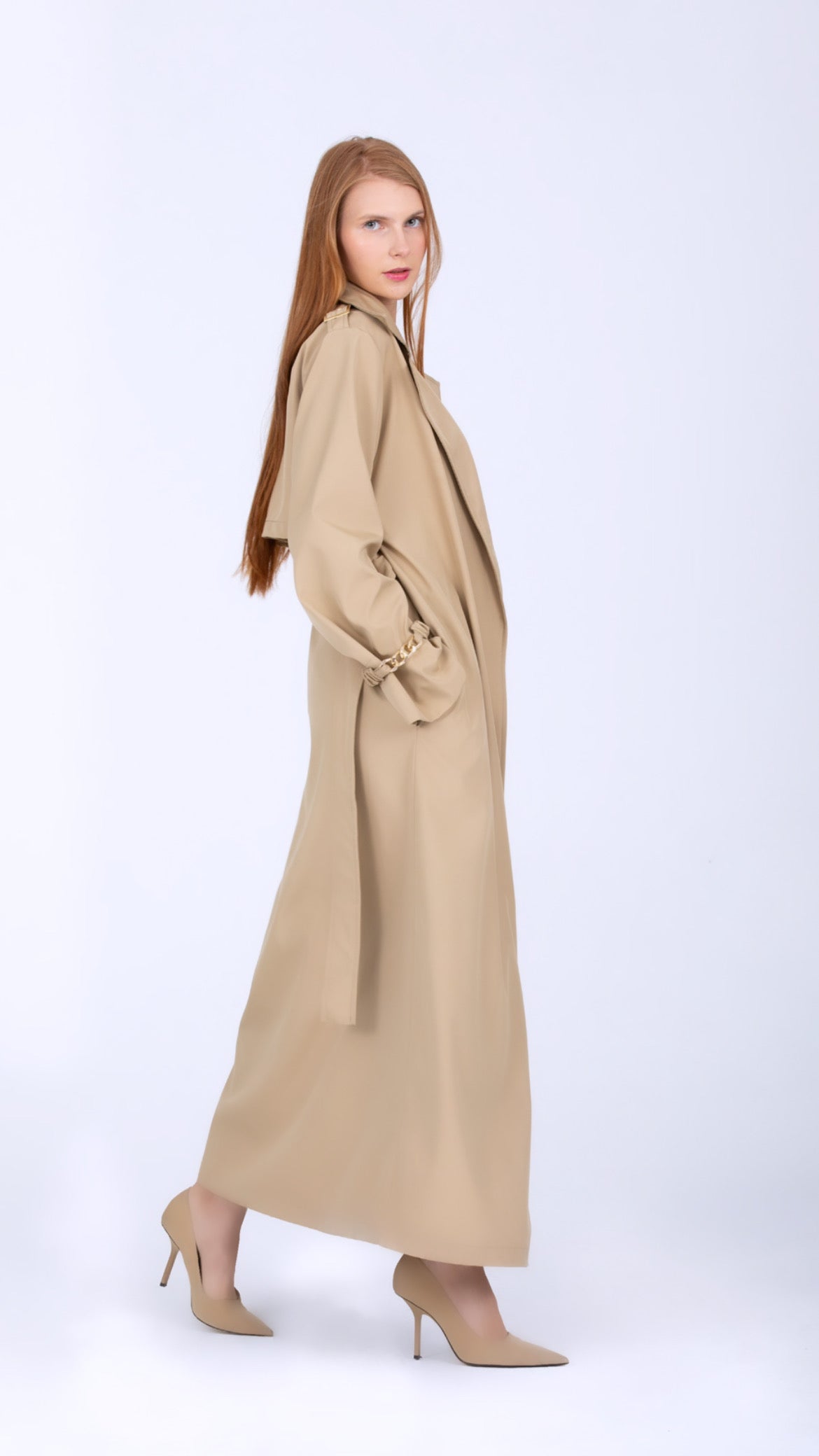 TRENCH ABAYA NUDE